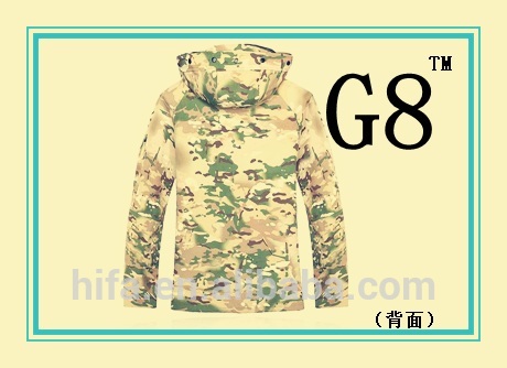 American desert digital camouflage clothing in the field G8 camouflage fleece windbreaker winter jacket L-XXXL
