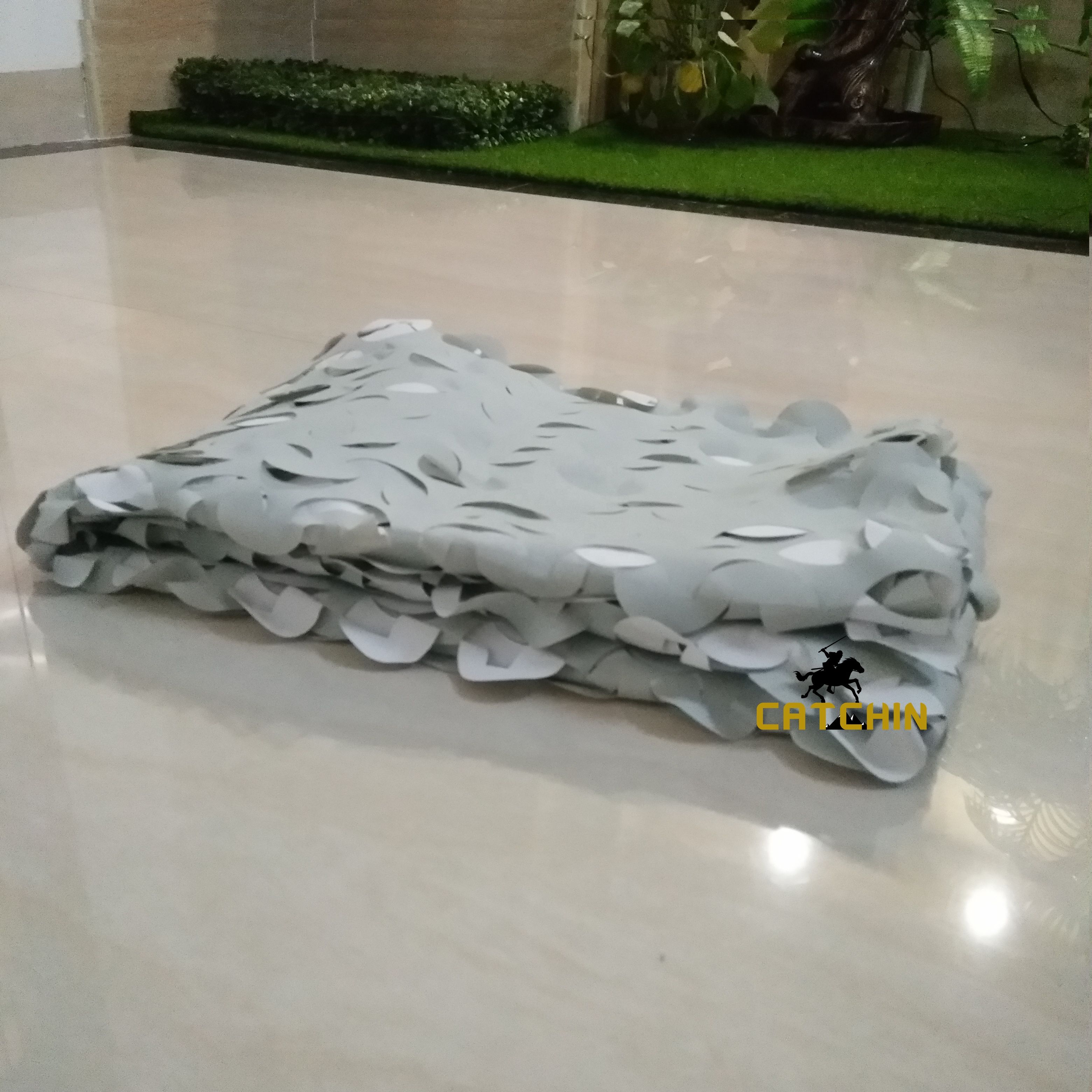 Customized color grey camouflage fabric christmas decorations nets decoration camouflage net