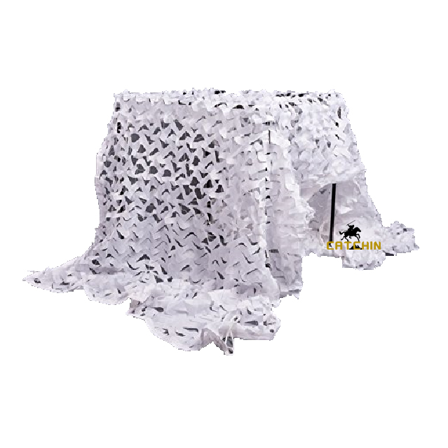 Military Supplying Lightweight snowy white camo net, white camouflage net for wedding decoration
