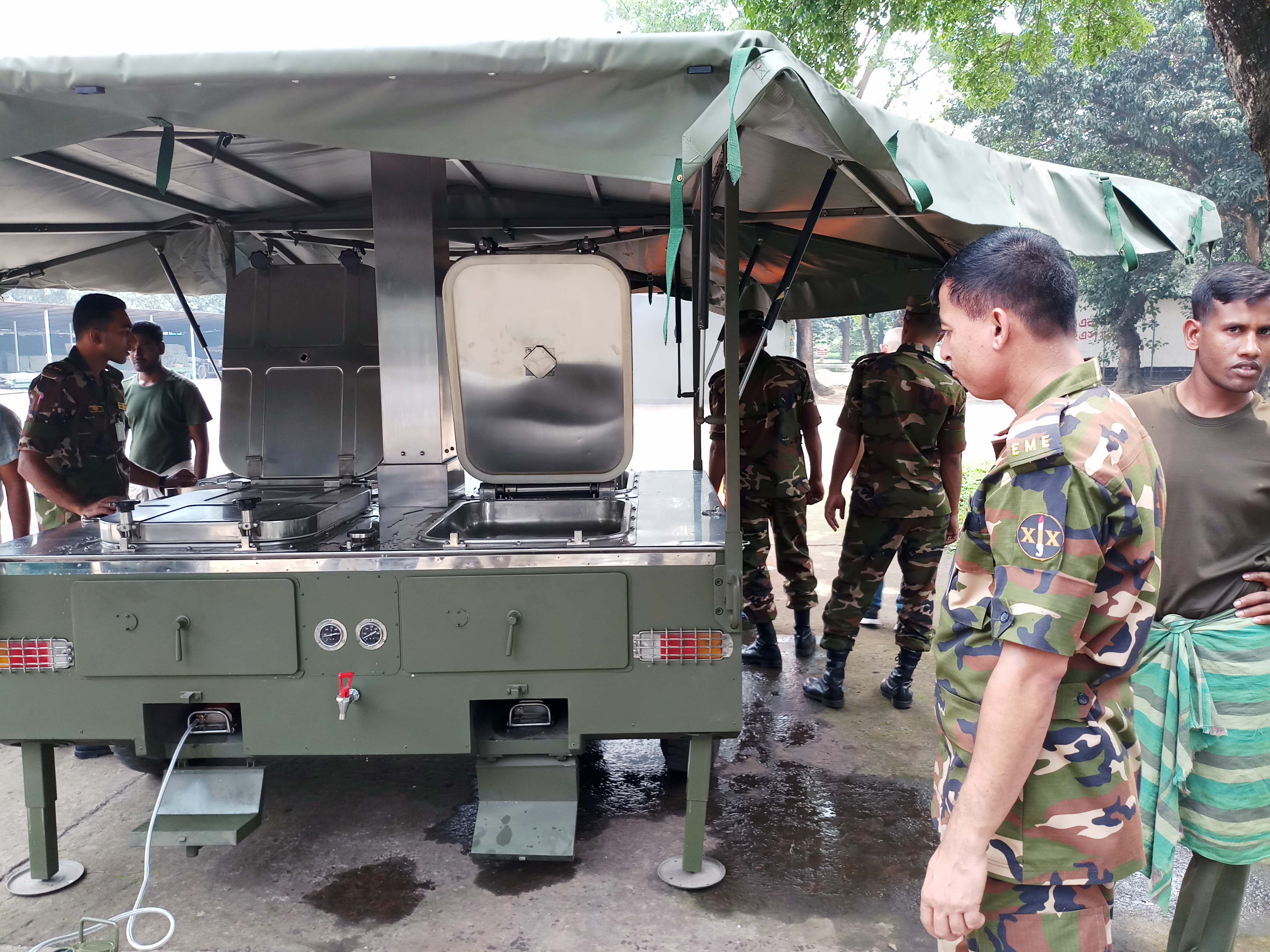 MFK Military Field Mobile Kitchen Trailer Karch Field Kitchen equipment
