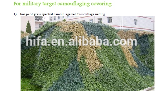 Military garnish camouflage net Military objects stealth gloss anti radar Multi Spectral Camo netting
