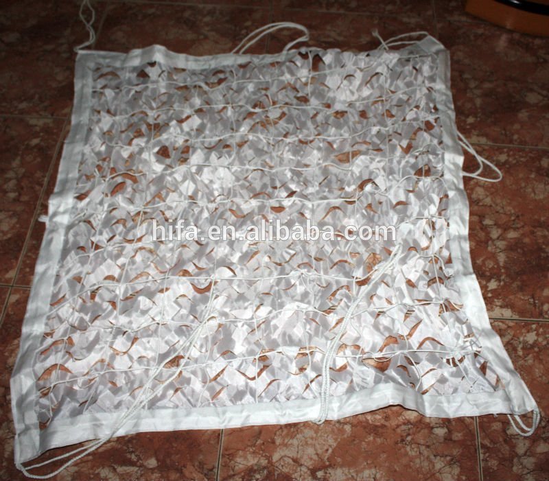 Anti rot anti aging lightweight white camouflage netting
