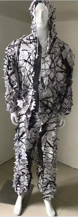 Lightweight Woodland Polyester Thread Kids Ghillie Suit Yowie suit