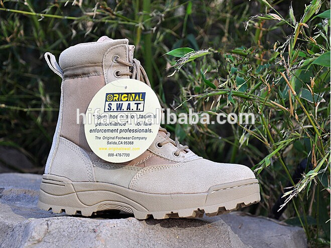 Military Army Desert Tactical Combat Suede leather boots