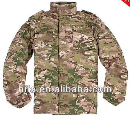 CP camouflage military uniform Army M65 Jackets with warm liner